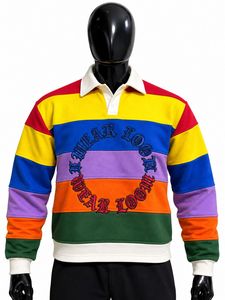 Custom Color Block 100% Cotton Long Sleeve Polo <b>Shirt</b> - Product Image 1