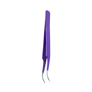 Pinces à cils en acier inoxydable antidérapantes pour extensions de cils - Product Image 3
