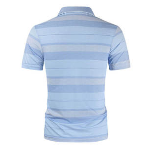 เสื้อยืดผู้ชายคุณภาพสูง ผลิตโดยโรงงานแฟชั่น OEM สีสันหลากหลาย เสื้อโปโลผู้ชาย ดีไซน์ล่าสุด - Product Image 3
