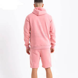 Service OEM, ensemble de vêtements décontractés pour hommes, sweat-shirt et short, meilleur ensemble de sweat-shirt et short en coton pour hommes - Product Image 2