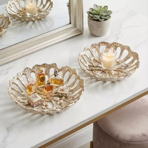 Signature Handmade Aluminum Tabletop <b>Vase</b> Gold Finish Modern Design Eco-Friendly High Quality Decorative <b>Bowl</b> for Decoration - Product Image 2