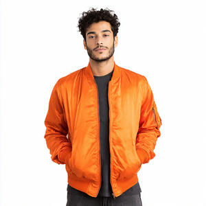Wholesale Satin <b>Jacket</b> Coat <b>Men's</b> Street Style <b>Varsity</b> Satin <b>Jacket</b> <b>Mens</b> Flight <b>Bomber</b> Satin <b>Jackets</b> Tops <b>Men</b> - Product Image 3