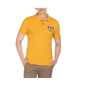 Chemises polo à manches courtes personnalisées en coton, pas chères, livraison gratuite, couleur unie, patchwork, en vente - Product Image 4