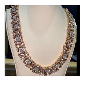 Collar de Cadena de Diamantes Moissanite de Lujo con Incrustaciones de Diamantes, Estilo Hip-Hop, para Hombre y Mujer, Calidad de Exportación, Disponible al Mejor Precio - Product Image 2