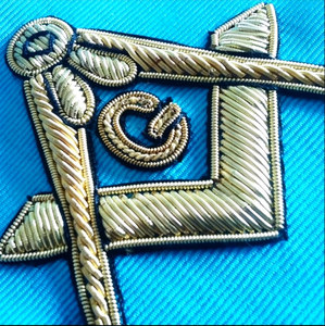 Master Sash AASR - Compás Cuadrado y G - Bordado a Mano - Product Image 2