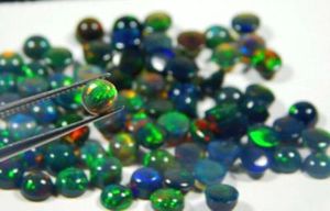 Opales naturelles en vrac, 500 carats, taille brillant, polies, 5 mm, jeu de couleurs/effet de feu, certifiées par un tiers, origine ET, faites à la main - Product Image 4