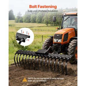 Punte per Rastrello da Giardino ad Alta Resistenza, Confezione da 6, 1 pollice x 5/16 pollici, Montaggio a Bullone, Ricambio per Rastrelli da Paesaggistica, con Foro Singolo per Bullone, Trattate Termicamente, S - Product Image 5