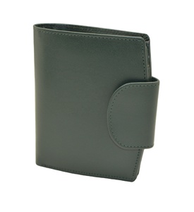 Wholesale New Fashion Cute Style <b>RFID</b> Clutch Purse Women Genuine Leather Loop Closure Short Card <b>Wallet</b> Passport Polyester - Product Image 1