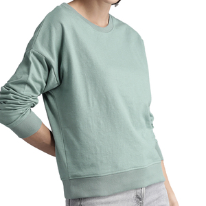 เสื้อสเวตเชิ้ตคอกลมโอเวอร์ไซส์แบบกำหนดเองราคาส่งสำหรับผู้หญิง ผ้าฝ้าย 100% ชุดฮู้ดดี้และกางเกงจ็อกเกอร์คุณภาพสูง - Product Image 1