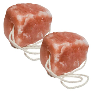 Bloc de sel minéral naturel de qualité supérieure avec corde de suspension pour bovins, chevaux, cerfs – Sel de l'Himalaya pour l'alimentation animale - Product Image 2