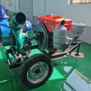 Bomba de agua para riego de 6 pulgadas (150 mm) con motor diésel refrigerado por agua, conjunto de remolque en venta a bajo precio - Product Image 3