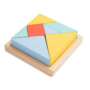 Wudly 4-en-1 Puzzle de trieur de formes éducatif en bois Jouet d'apprentissage interactif précoce pour enfants de 3 ans et plus Couleurs vives Tri des enfants - Product Image 4