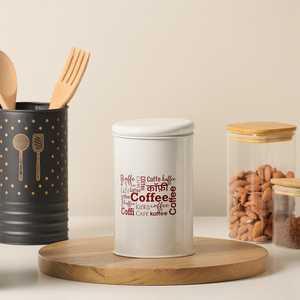 Matte Black <b>Cookie</b> Storage <b>Jar</b> with Airtight Lid for Fresh Homemade Treats and Stylish Modern Kitchen Counter Decor - Product Image 3