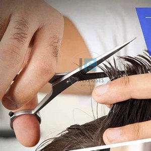 Ciseaux de barbier en acier inoxydable à prise confortable - Durables, légers, pour droitiers, service OEM - Product Image 6