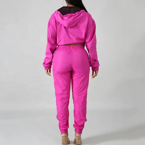 Chaqueta Deportiva con Capucha para Mujer, 100% Nailon, Ligera, de Secado Rápido, para Deportes y Uso Casual, OEM - Product Image 3