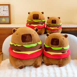Aika Simpatico Peluche di Capibara con Cappello a Forma di Anguria, Giocattolo Morbido Creativo da Abbracciare, Regalo - Product Image 6