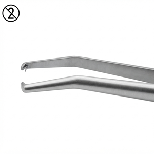 คีมจับเนื้อเยื่อแบบใช้ครั้งเดียวทิ้ง Harms-Colibri Forceps รุ่นยาว ผลิตจากสแตนเลสสตีล สำหรับการผ่าตัดจักษุวิทยา ความแม่นยำสูง - Product Image 2