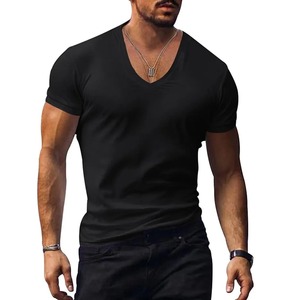 Wholesale Custom Gym <b>Black</b> Tee <b>Plain</b> Blank Wash Boxy Cotton Oversized Mens <b>T</b>-<b>shirts</b> - Product Image 3