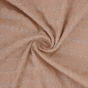 Tela de Chifón Bordada Malty Dobby, 100% Poliéster, Transpirable, Ecológica, para Bodas, Color Personalizado, Suministro Textil, Exportaciones - Product Image 3