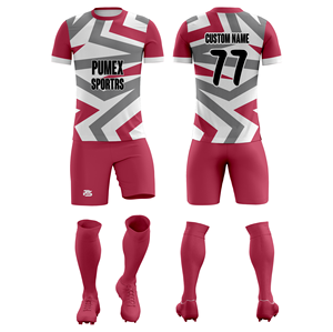 Customized Breathable Club Soccer Jersey Kits for Men-Wholesale Digital Print <b>Short</b> Sleeve <b>Football</b> Uniform Full Set - Product Image 5