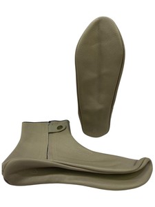 Chaussettes-pantoufles d'hiver décontractées en cuir véritable pour hommes et femmes, antidérapantes, chaudes pour l'intérieur, fabrication OEM en gros par Triotake Industry - Product Image 5