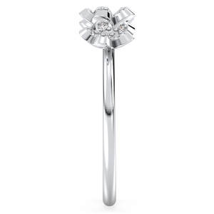 Anillo de compromiso REYES exclusivo de plata de ley 925 chapado en oro de 14 quilates con moissanita para mujer, precio al por mayor, joyería fina - Product Image 5