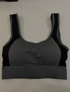 Customizable Women's Plus Size Sports Bra Breathable Fabric Solid Color Lightweight Without Steel <b>Ring</b> Front Logo Position - Product Image 5