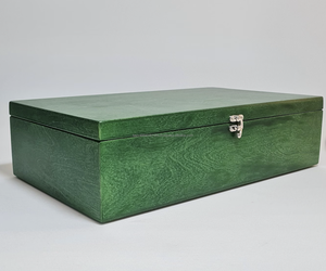 Cajas de Almacenamiento de Madera Maciza Personalizadas y Caja de Madera con Bisagras, Diferentes Estilos, Caja de Madera Empaquetada de la India - Product Image 1