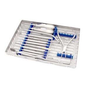 ชุดอุปกรณ์ตัดกระดูก 15 ชิ้น พร้อมกล่องใส่เครื่องมือผ่าตัดทางทันตกรรม สำหรับการตัดกระดูกและการผ่าตัดกระดูก ใช้ในโรงพยาบาล - Product Image 2