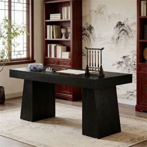 Scrivania Moderna in Legno per Ufficio e Studio, Postazione Computer - Product Image 3