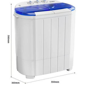 เครื่องซักผ้ากึ่งอัตโนมัติ 4.5 กก. แบบรวมหลายฟังก์ชั่นสำหรับรองเท้าและเสื้อผ้า - Product Image 2
