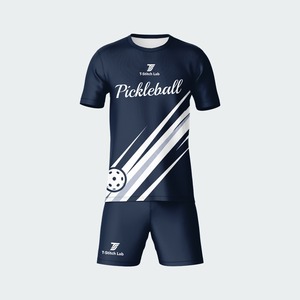 Uniforme Deportivo de Pickleball para Hombre, Diseño Moderno, Ligero, Transpirable, de Secado Rápido, Manga Corta, 100% Poliéster - Product Image 4