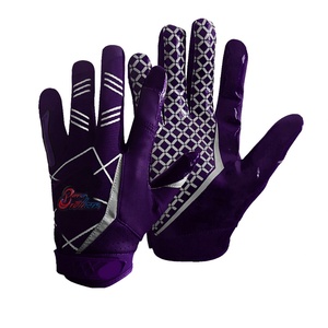 Gants de football américain Bana Brother en cuir synthétique avec revêtement en silicone personnalisé pour une excellente adhérence - Product Image 4