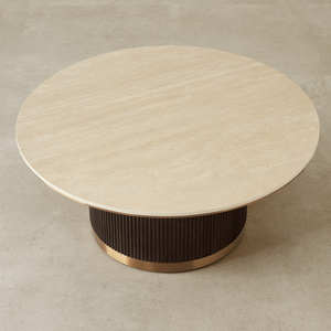 <b>Large</b> Wooden Coffee Table, Handmade Solid Wood Center Table, Stylish Living Room Furniture Design Custom Shape Living Room - Product Image 3