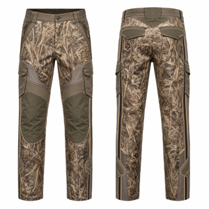 <b>Men's</b> <b>Camouflage</b> <b>Cargo</b> <b>Pants</b> Straight Fit Multiple Pockets Quick Dry High Waist Workwear Style Outdoor Wear - Product Image 1