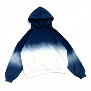 Sweat à capuche de luxe en molleton bouclette 500 GSM délavé à l'acide – Lavage pigmenté personnalisé, coupe oversize, fabricant en gros. - Product Image 3