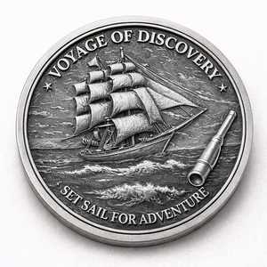 Moneda Conmemorativa Personalizada al por Mayor con Relieve 3D, Grabada con Arenado, Dorada, con el Espíritu de la Exploración de Vietnam, Servicio OEM - Product Image 2