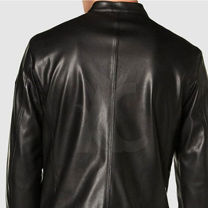 Trendy <b>Men</b> Leather Winter <b>Jacket</b> With Smooth Texture And Reinforced Stitching Designed For <b>Long</b> Lasting Use - Product Image 5