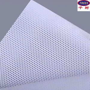 Vinilo Decorativo Perforado Blanco para Ventanas de Vidrio, Material Plástico Transparente con Visión Unidireccional - Product Image 3