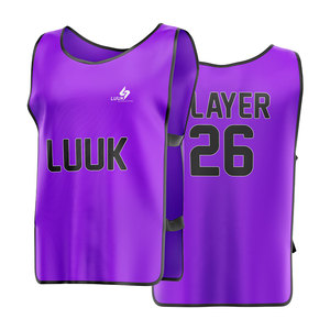 Wholesale Custom Soccer <b>Training</b> <b>Bibs</b> Full Sublimation Mesh Vest Football Pinnies Breathable Quick Dry Teamwear - Product Image 4