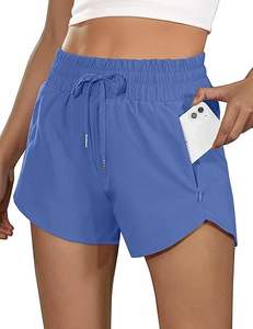 Pantalones Cortos Deportivos Personalizados para Mujer, Hechos en Fábrica, de Secado Rápido, Transpirables, de Cintura Media, Informales, Mezcla de Poliéster y Elastano - Product Image 6