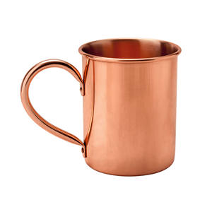 Mug Moscow Mule en cuivre massif pur 16oz - Tasse en cuivre martelé de qualité alimentaire pour cocktails, bière et thé glacé - Mug de bar en gros - Product Image 2