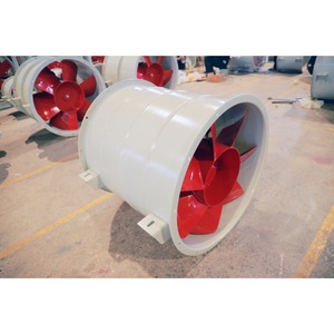 Ventilateur axial AC à entraînement direct OBM APL-8-7D pour la pressurisation des escaliers avec acier SS400, électrique avec cordon 220-380V - Product Image 1