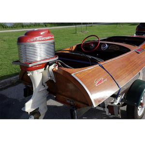 Bateau à moteur sportif de loisirs et de course Switzer Craft Bullet, construit sur mesure, en bois et fibre de verre, classique - Product Image 3