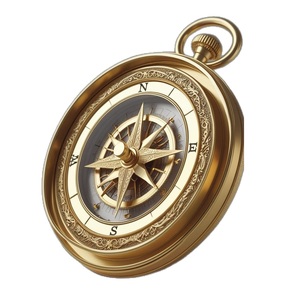 Engraved Brass Nautical <b>Compass</b> with Vintage Finish Traditional Marine Direction Finder Gift for Men and Women Alike - Product Image 6