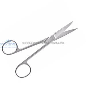 Ciseaux chirurgicales droits, lot de 5 pièces, B/B 6.1/2 pouces, en plastique - Product Image 4