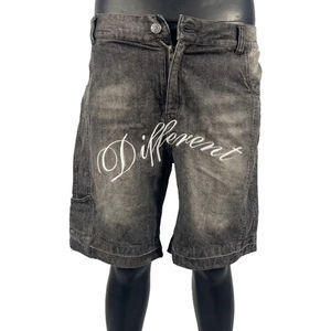 Pantalones Cortos de Talla Grande para Hombre al por Mayor, Shorts Cómodos de Spandex y Poliéster con Patrón Sólido y Bordado para Hombre - Product Image 4