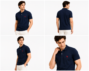 Camisetas de Golf Personalizadas Bordadas 100% Algodón, Tejido Transpirable, Fabricante de Tiruppur, Venta al Por Mayor - Product Image 1