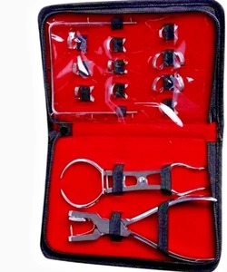 Kit de Digue Dentaire Professionnel Réutilisable de Haute Qualité, 12 Pièces en Acier Inoxydable, Ensemble Complet pour les Procédures d'Isolation Dentaire - Product Image 6