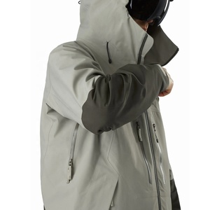 Veste de ski imperméable surdimensionnée pour homme, personnalisée OEM, 100% polyester, respirante, isolée, à capuche, pour snowboard, randonnée, combinaison de neige - Product Image 1